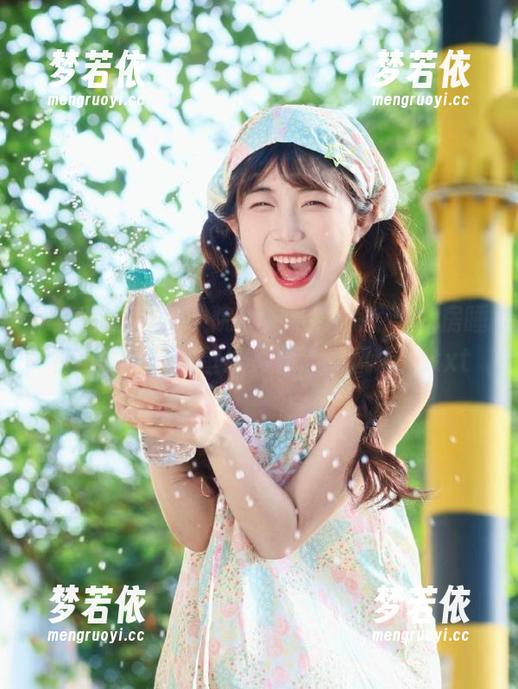 MFStar模范学院 - “人间荒糖”私房睡衣写真，原图壁纸尽显迷人风情！.txt-梦若依