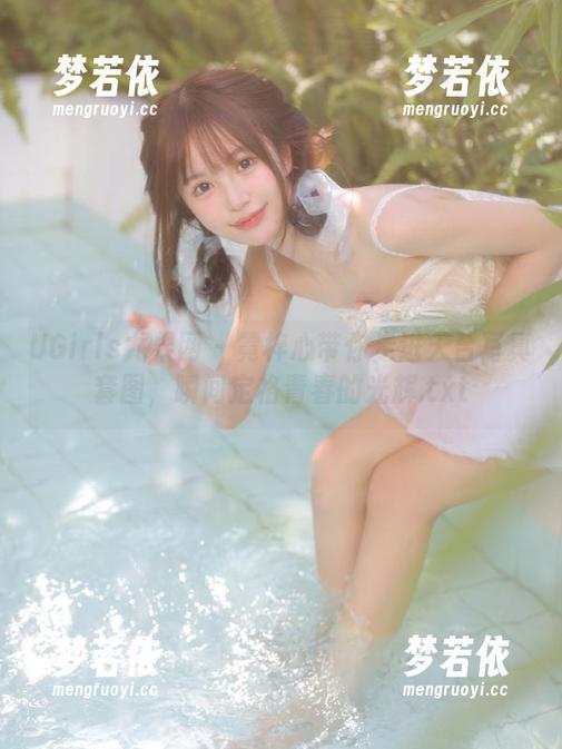 UGirls尤果网 - 霓梓心带你走进天台写真套图，瞬间定格青春的光辉.txt-梦若依